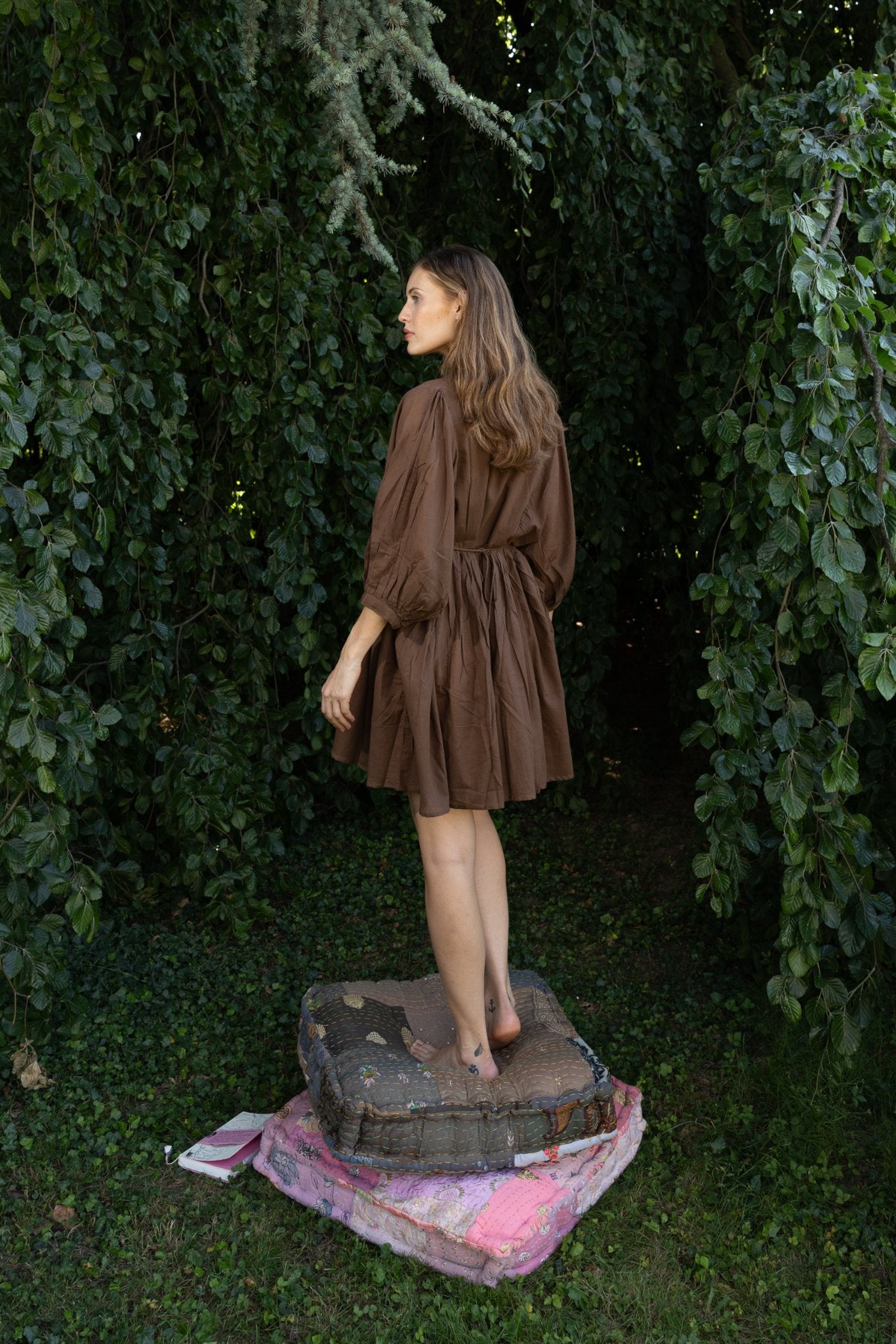 Cotton Gilda Short Dress n.11 - Bohemia Couture