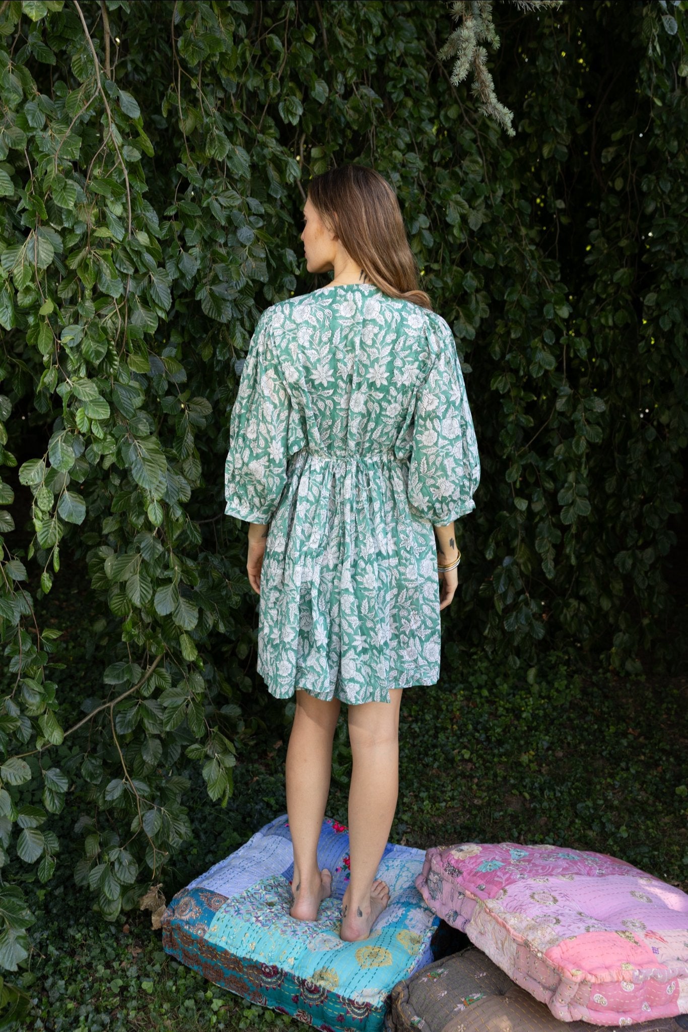 Cotton Gilda Short Dress n.12 - Bohemia Couture