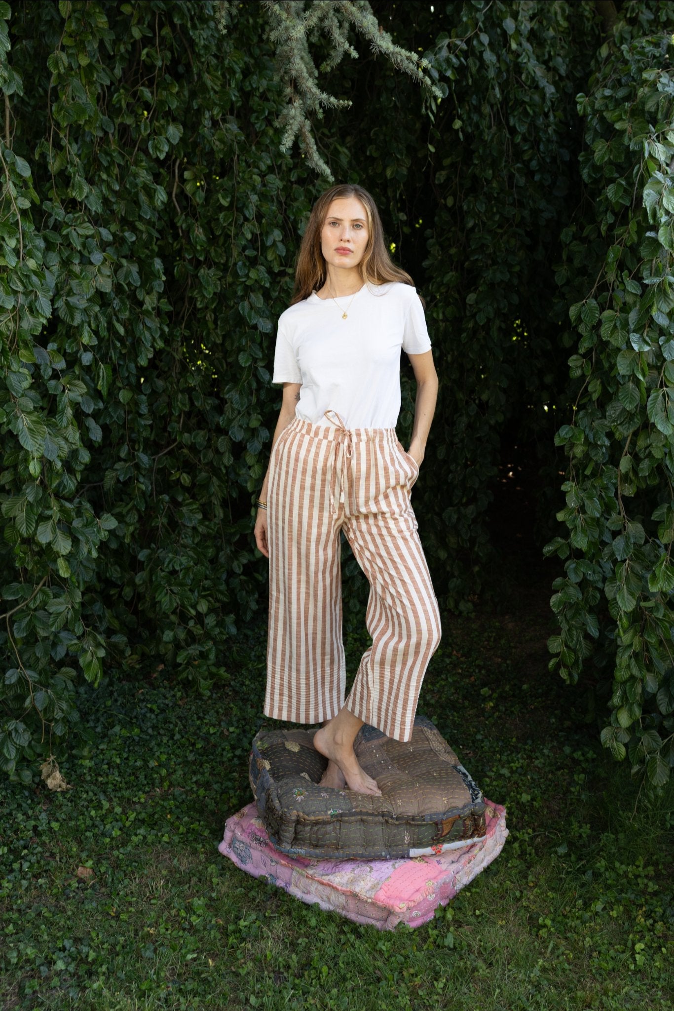 Cotton Holiday Pants n.4 - Bohemia Couture
