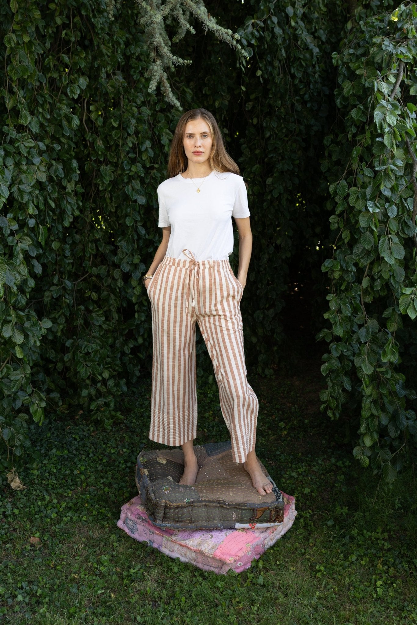 Cotton Holiday Pants n.4 - Bohemia Couture
