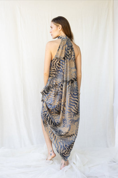 Cotton Lurex Sunday Long Dress n.1 - Bohemia Couture