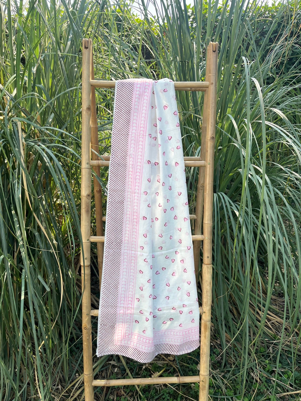Cotton Pareo n.247 Hearts - Bohemia Couture