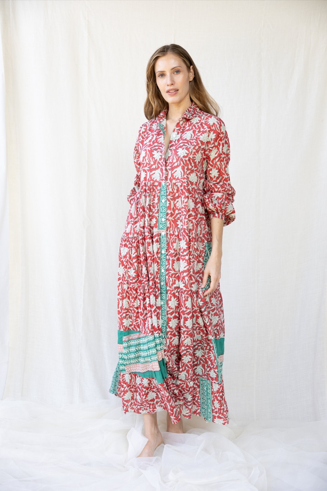 Cotton St. Barth Long Dress n.1 - Bohemia Couture