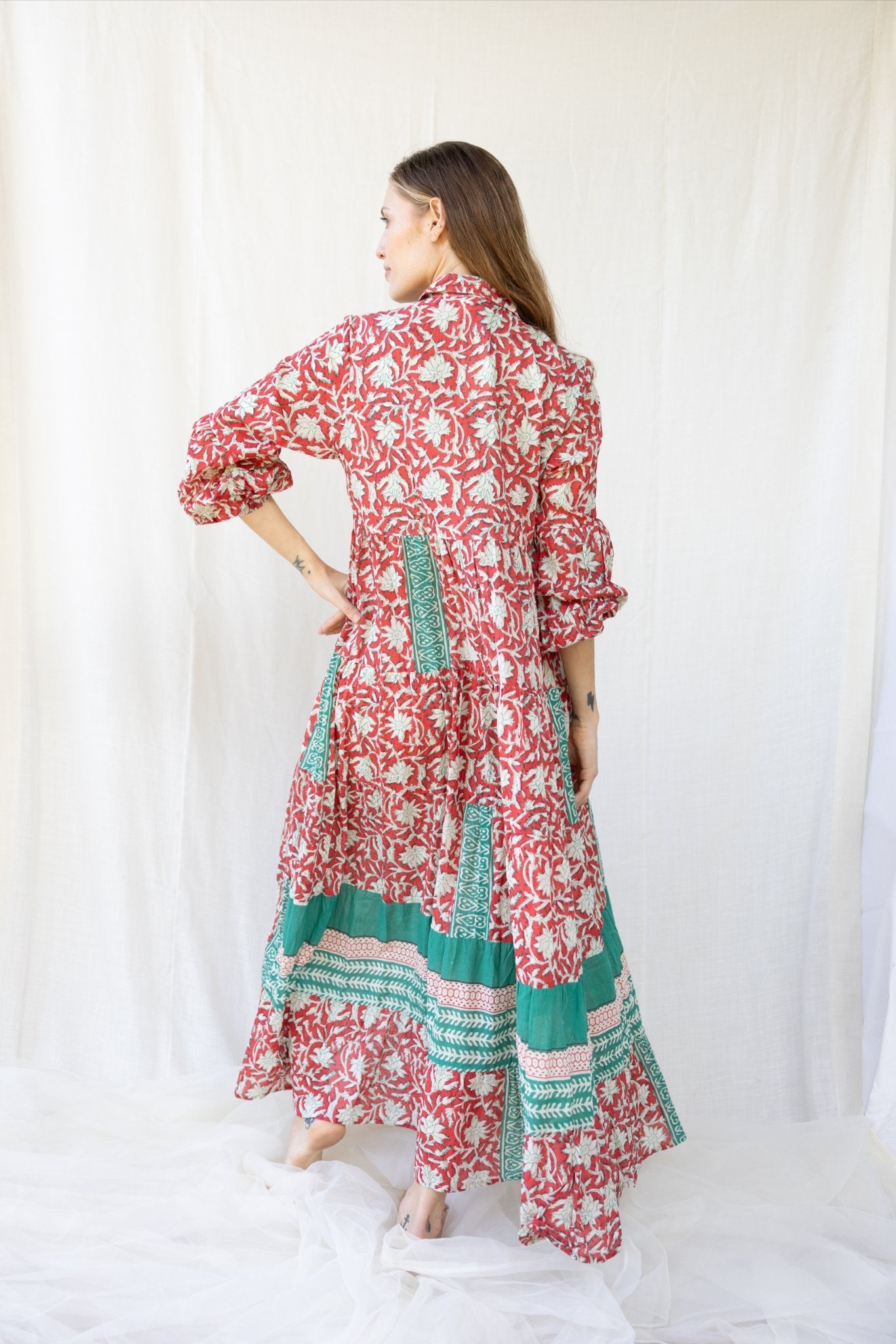 Cotton St. Barth Long Dress n.1 - Bohemia Couture