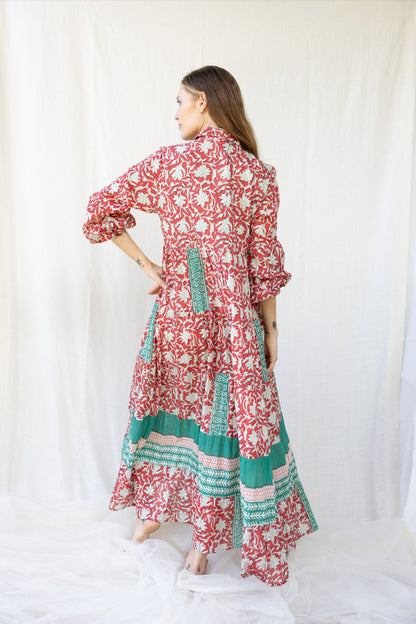 Cotton St. Barth Long Dress n.1 - Bohemia Couture