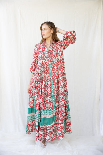 Cotton St. Barth Long Dress n.1 - Bohemia Couture