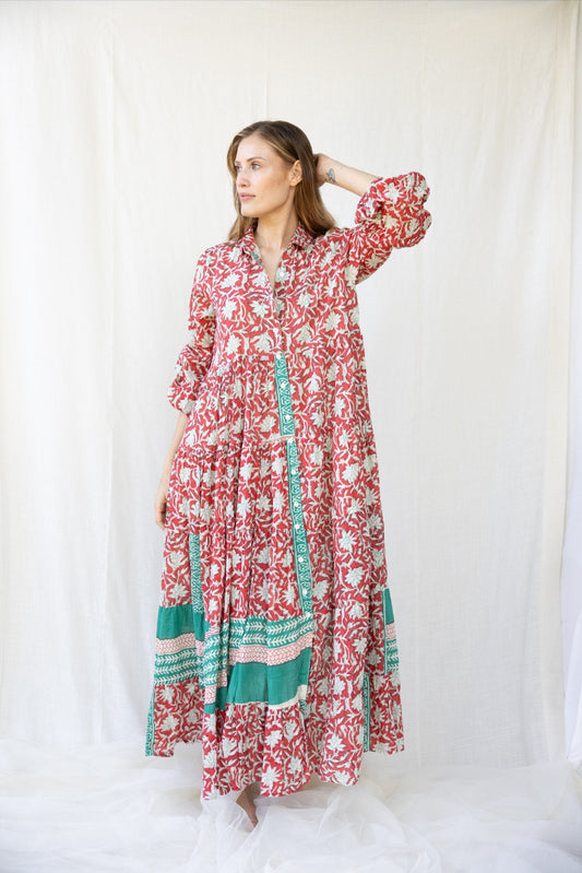 Cotton St. Barth Long Dress n.1 - Bohemia Couture