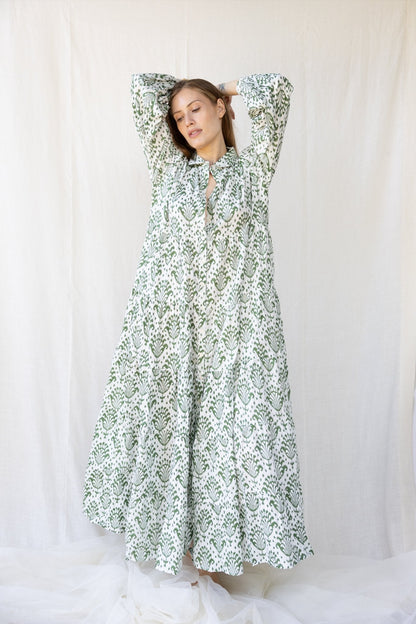 Cotton St. Barth Long Dress n.2 - Bohemia Couture