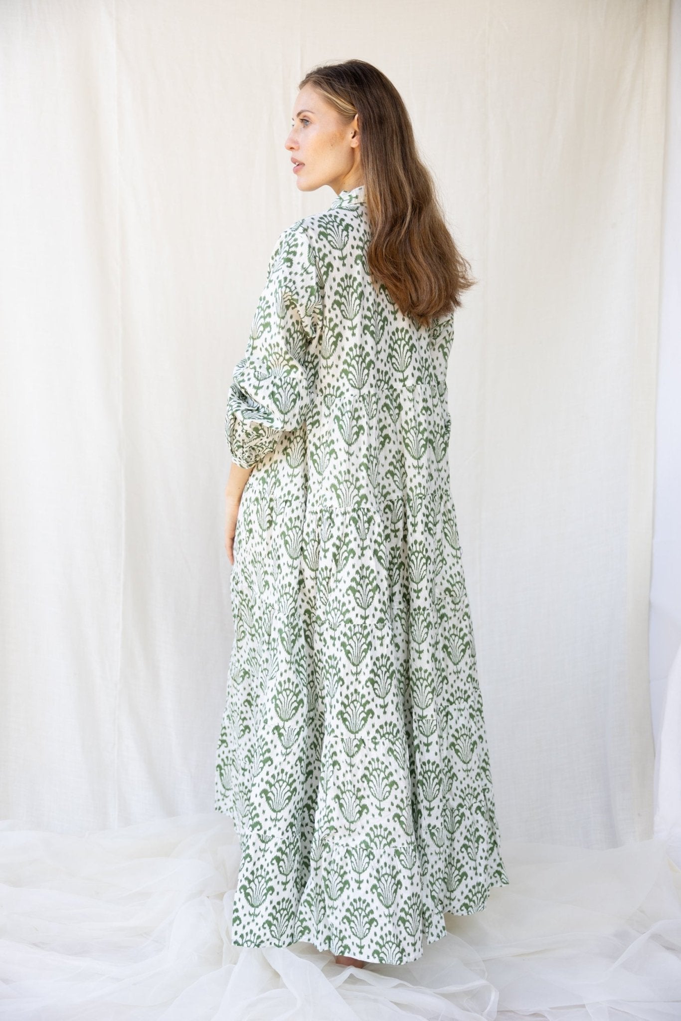 Cotton St. Barth Long Dress n.2 - Bohemia Couture