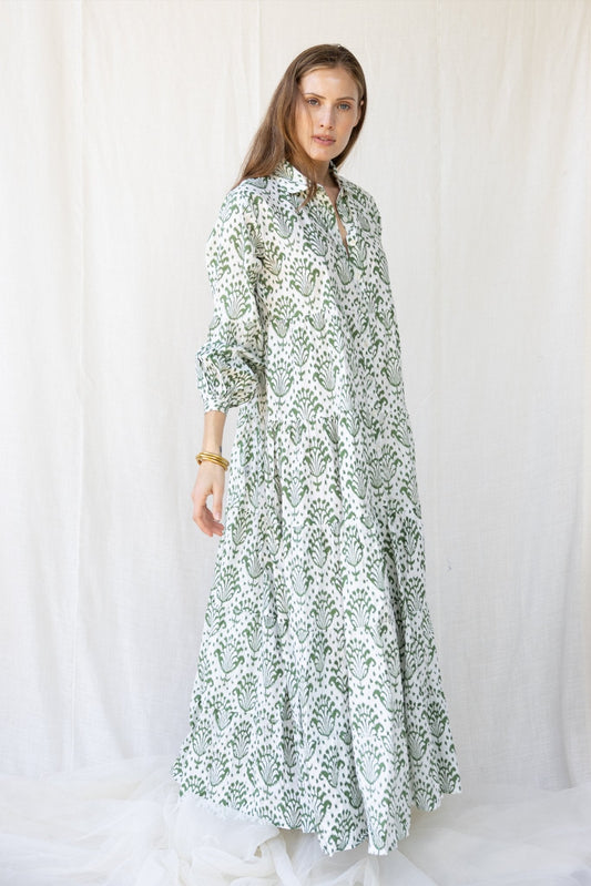 Cotton St. Barth Long Dress n.2 - Bohemia Couture