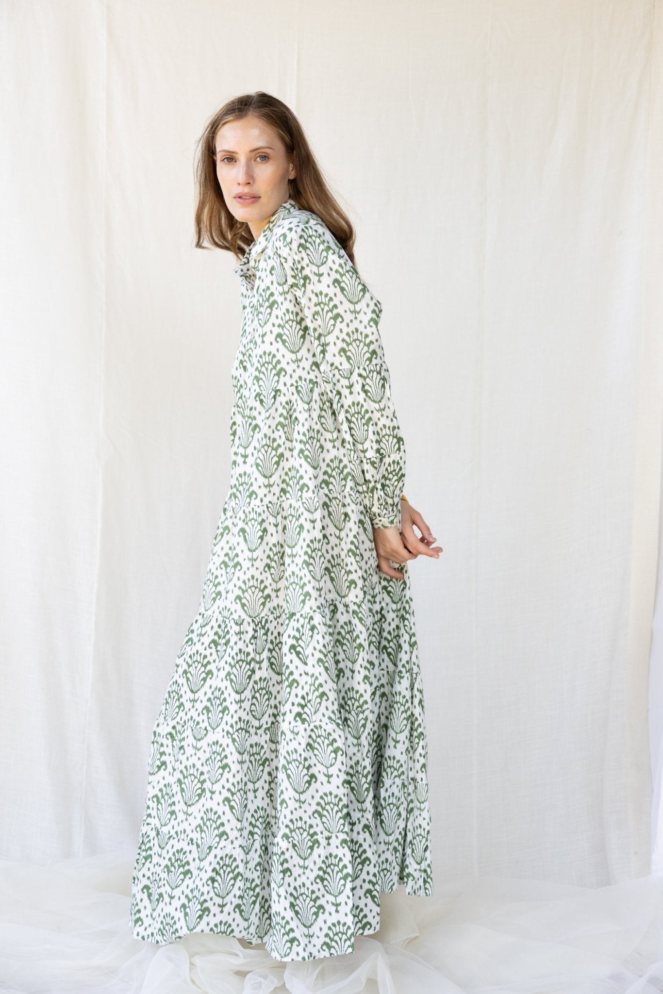 Cotton St. Barth Long Dress n.2 - Bohemia Couture