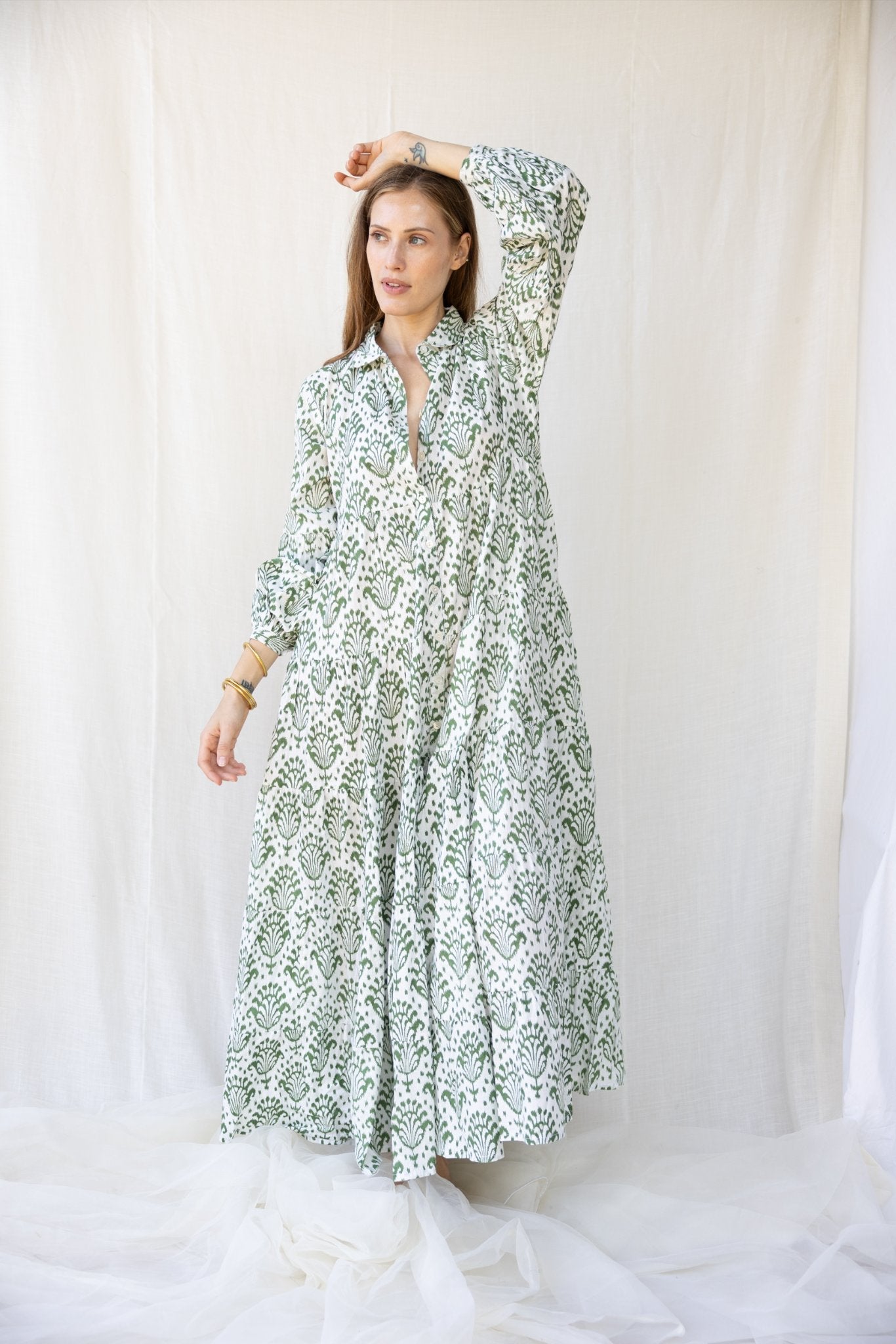 Cotton St. Barth Long Dress n.2 - Bohemia Couture