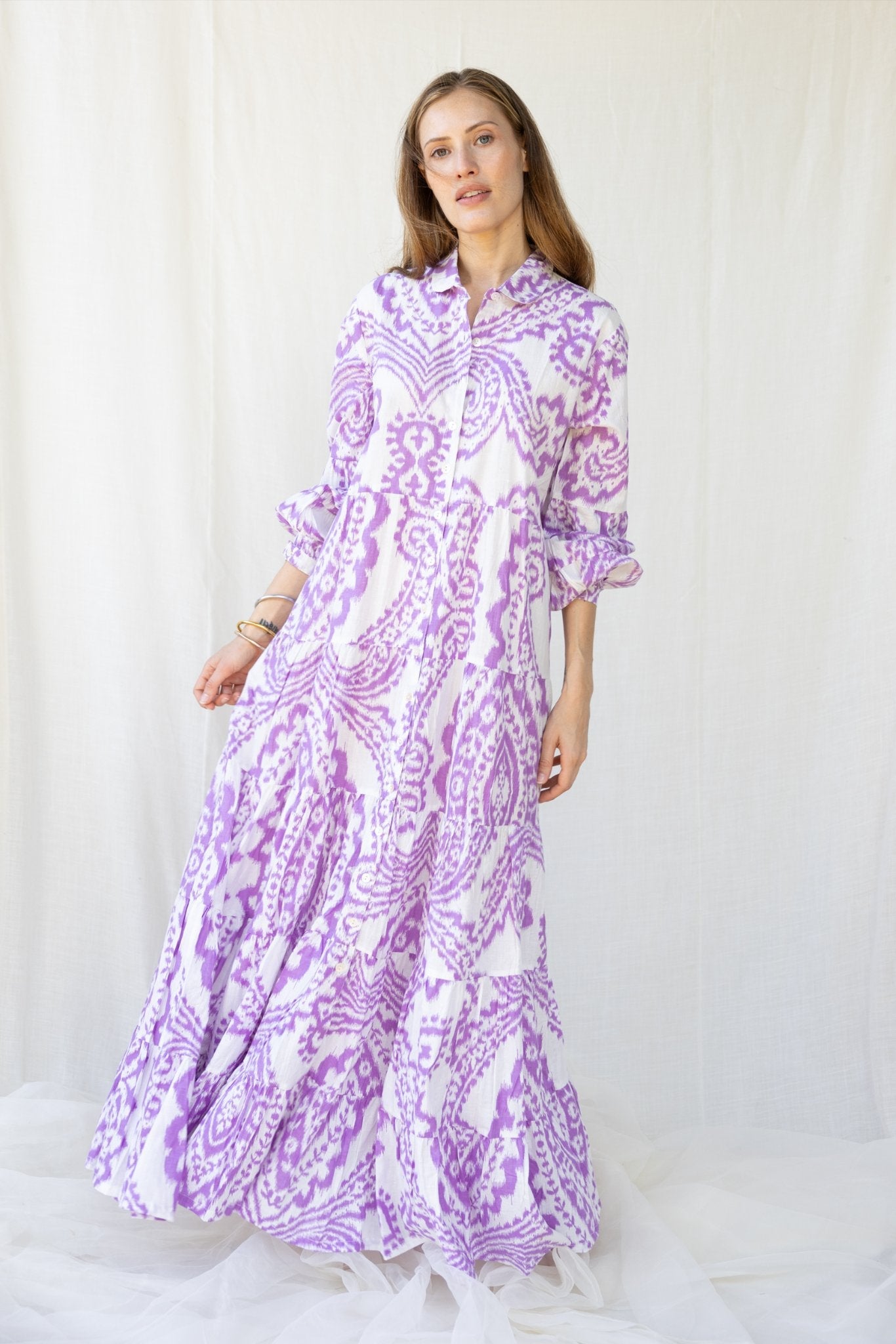 Cotton St. Barth Long Dress n.3 - Bohemia Couture