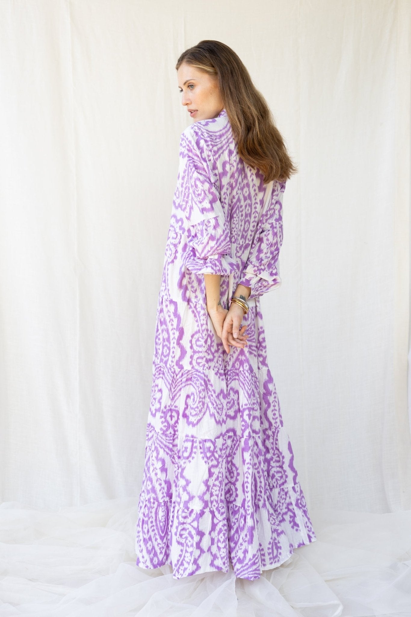 Cotton St. Barth Long Dress n.3 - Bohemia Couture