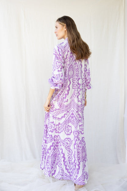 Cotton St. Barth Long Dress n.3 - Bohemia Couture