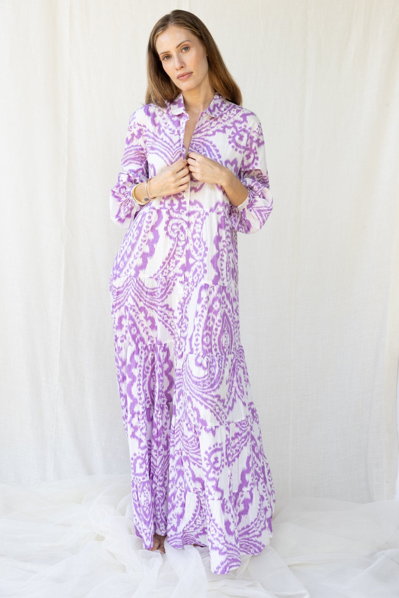 Cotton St. Barth Long Dress n.3 - Bohemia Couture