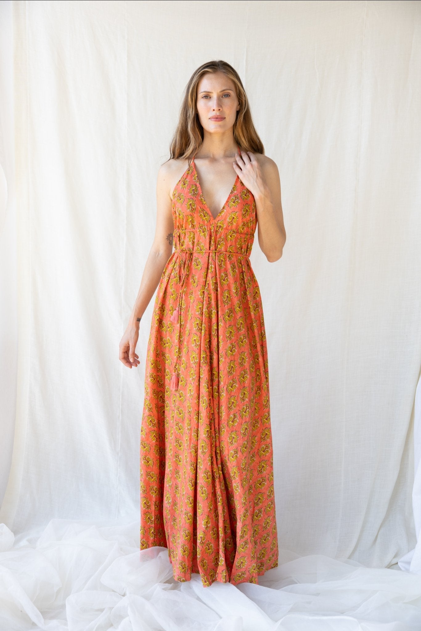 Cotton Venus Long Dress n.9 - Bohemia Couture
