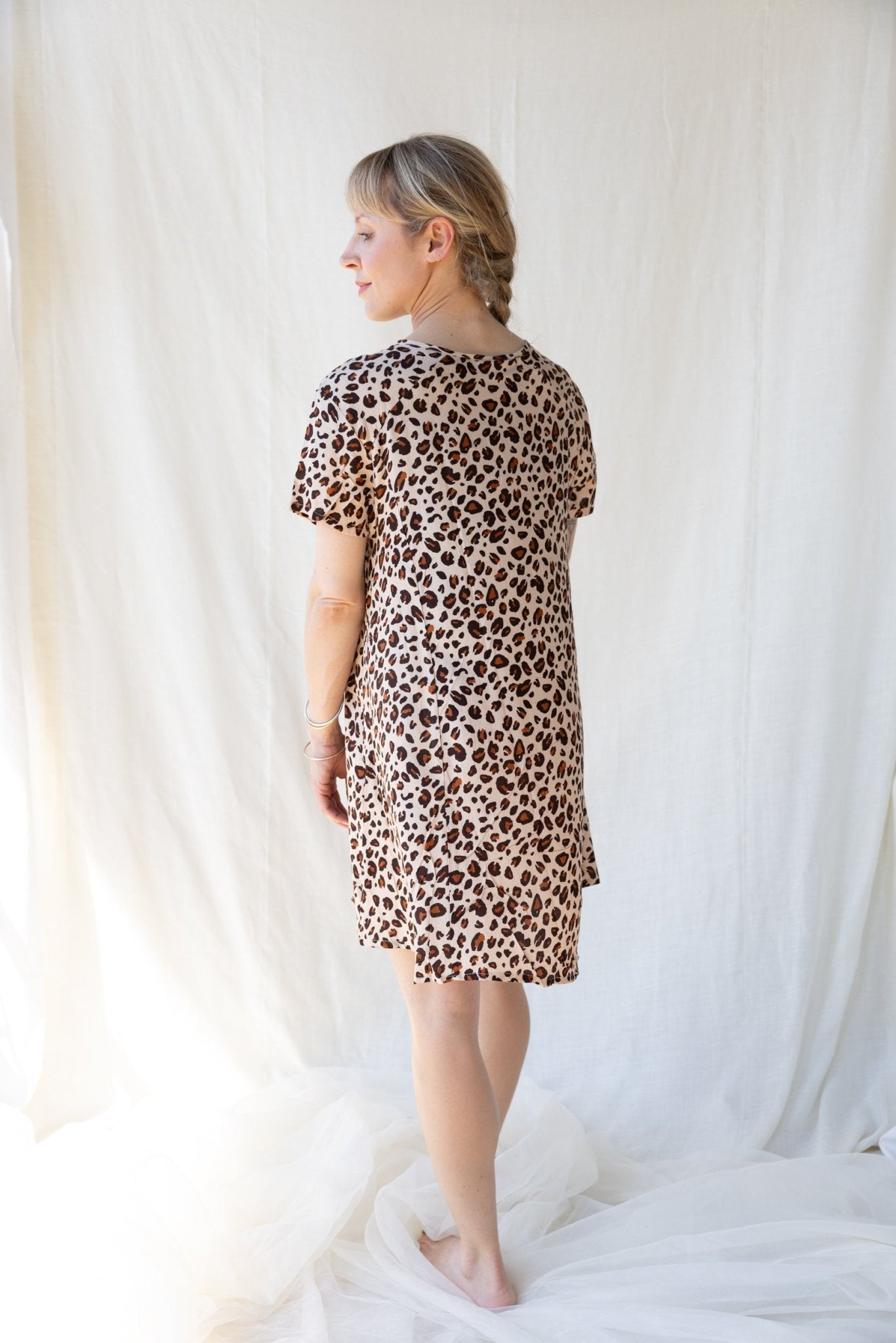 Daily Short Dress n.3 - Leopard - Bohemia Couture