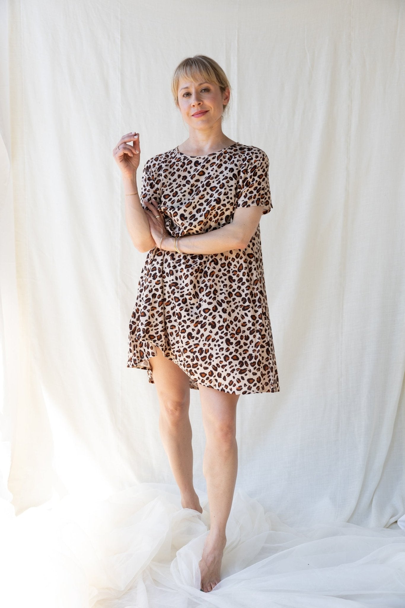 Daily Short Dress n.3 - Leopard - Bohemia Couture