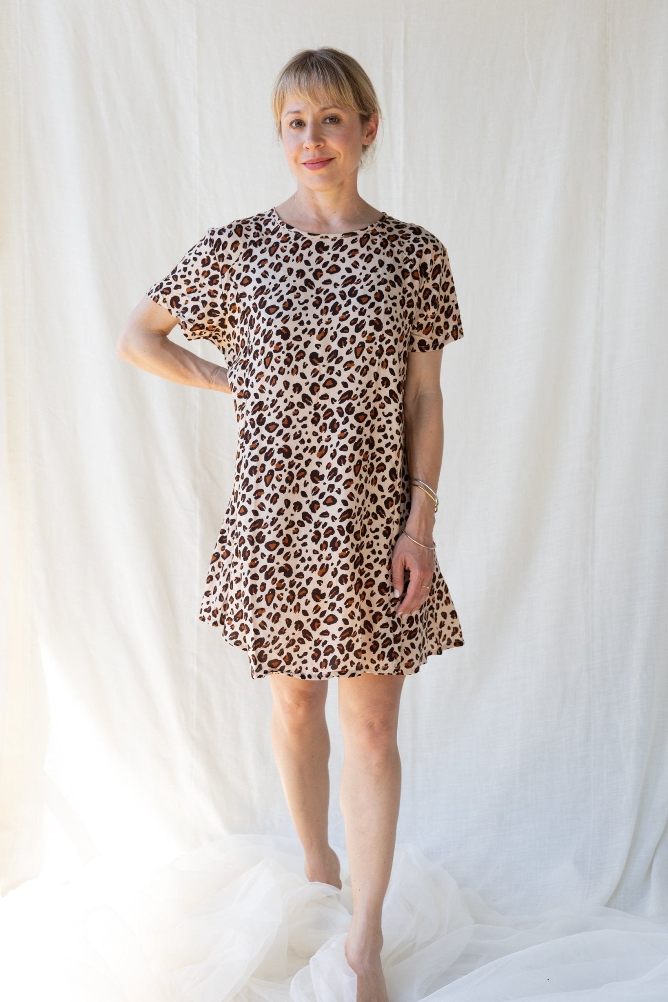Daily Short Dress n.3 - Leopard - Bohemia Couture