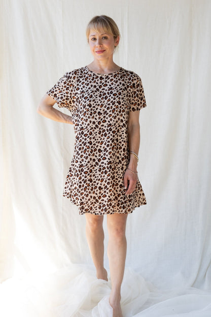 Daily Short Dress n.3 - Leopard - Bohemia Couture
