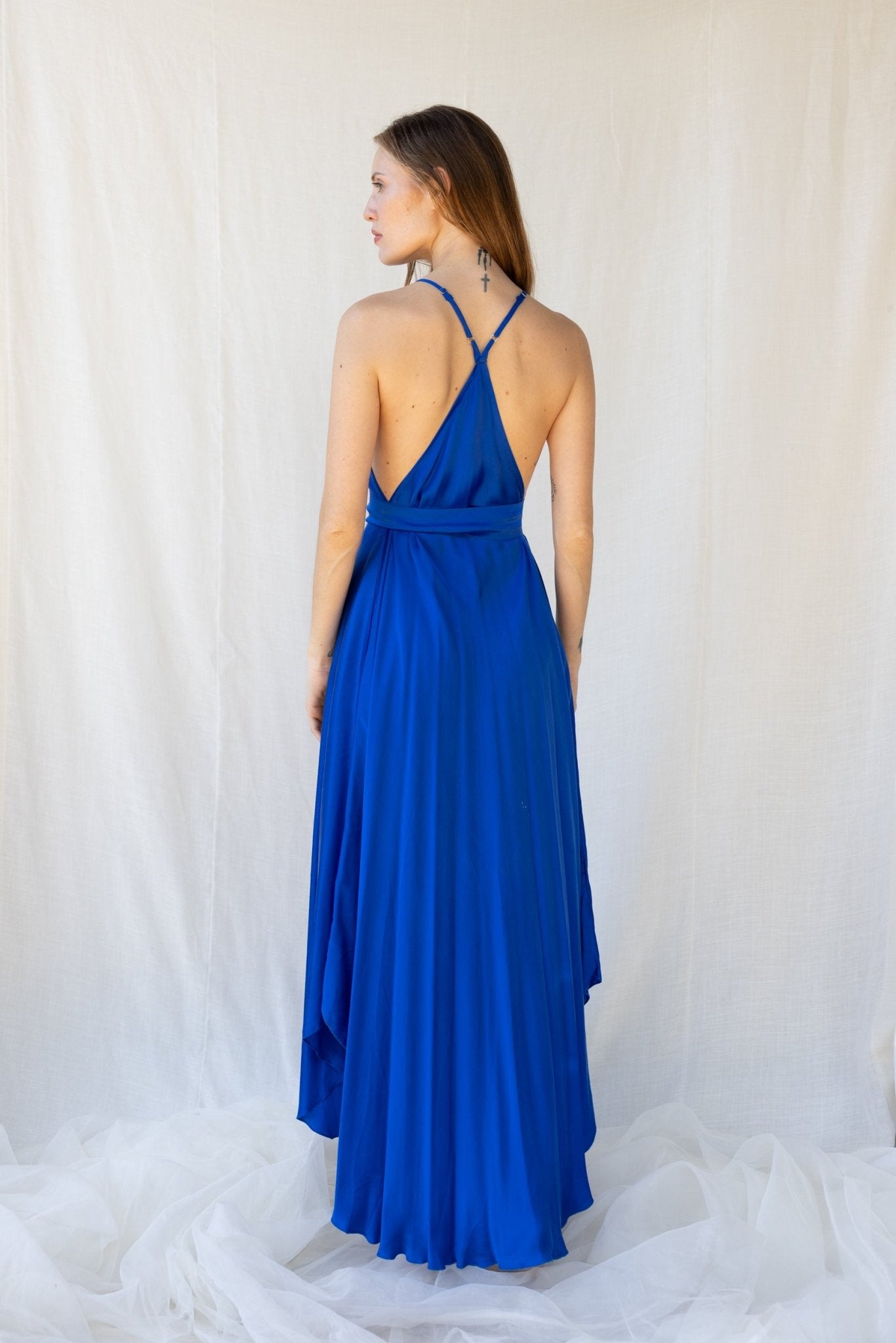 Mafalda Dress n.3 Electric Blue - Bohemia Couture