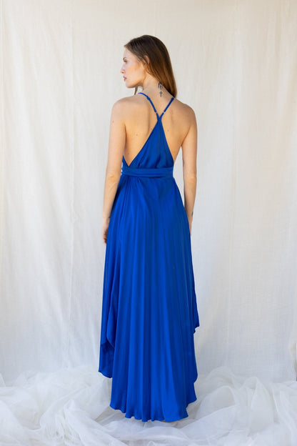 Mafalda Dress n.3 Electric Blue - Bohemia Couture