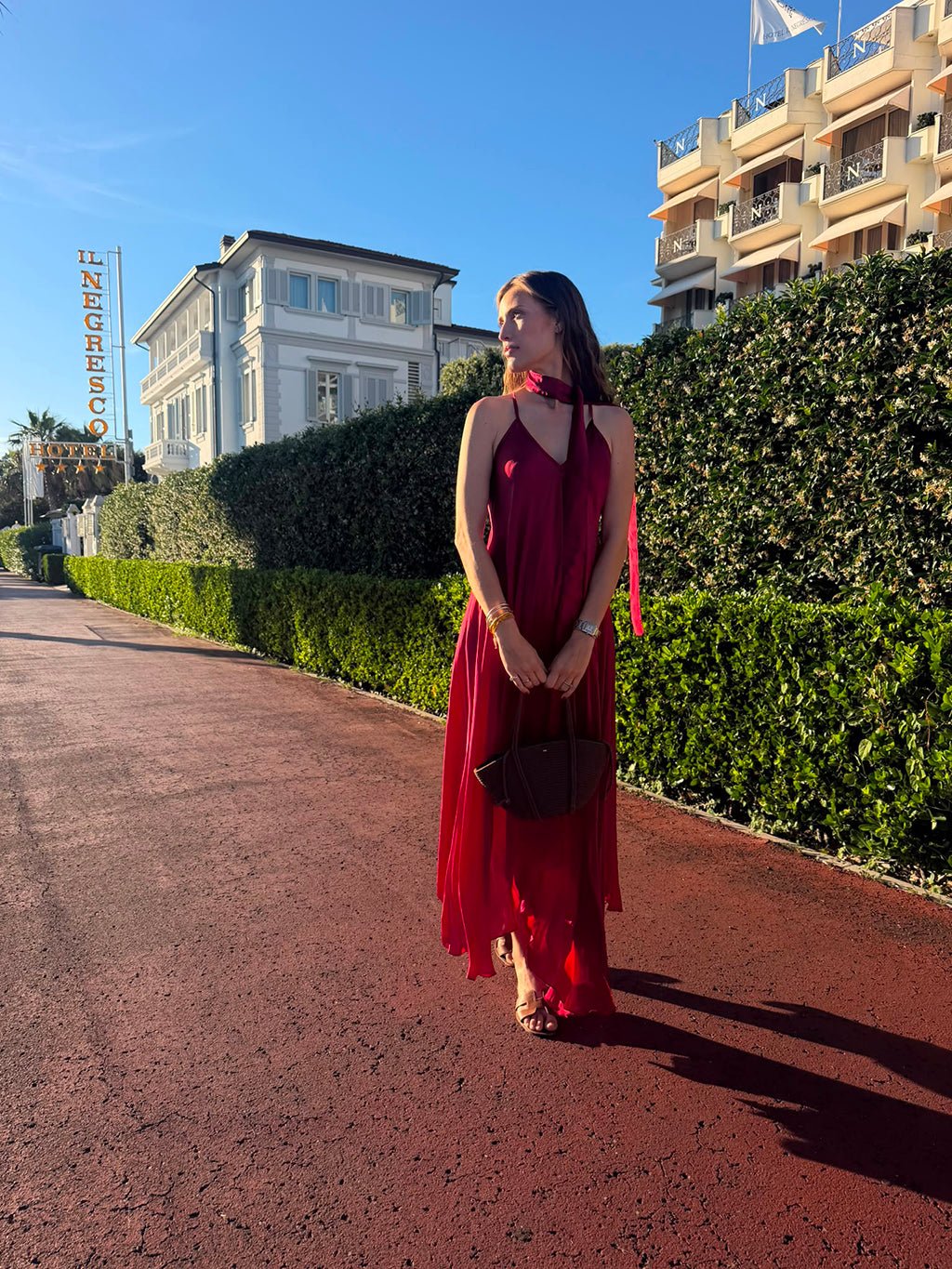 Mafalda Dress n.4 Burgundy - Bohemia Couture