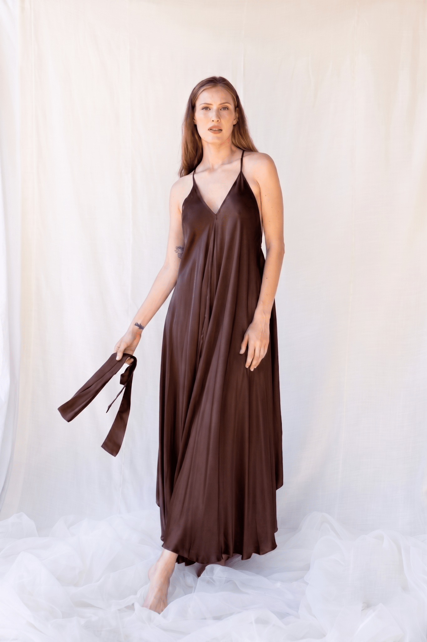 Mafalda Dress n.6 Cocoa - Bohemia Couture