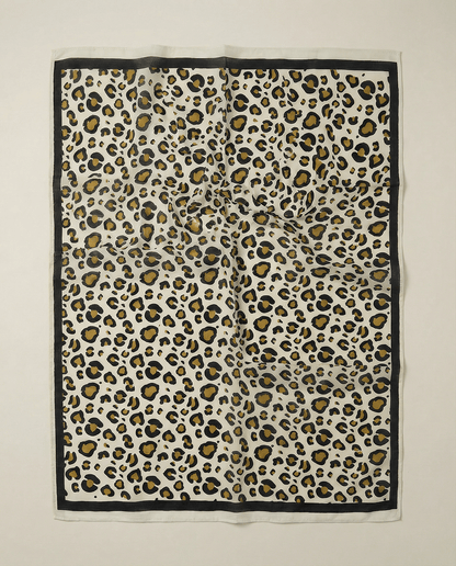 Raw Cotton Pareo - Leopard Deluxe - Bohemia Couture
