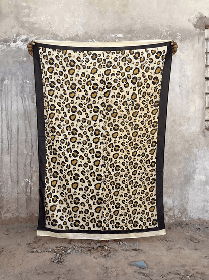 Raw Cotton Pareo - Leopard Deluxe - Bohemia Couture