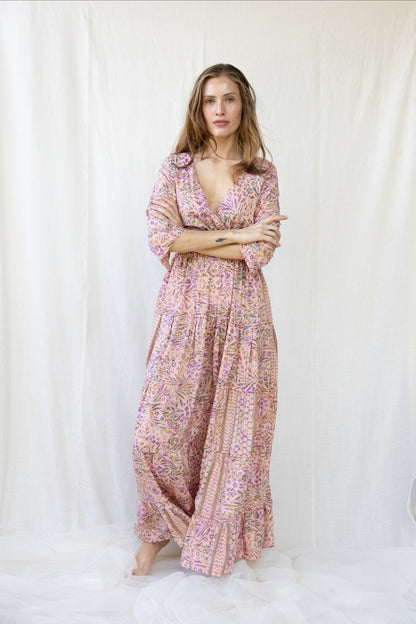Silk Gardenia Long Dress n.4 - Bohemia Couture