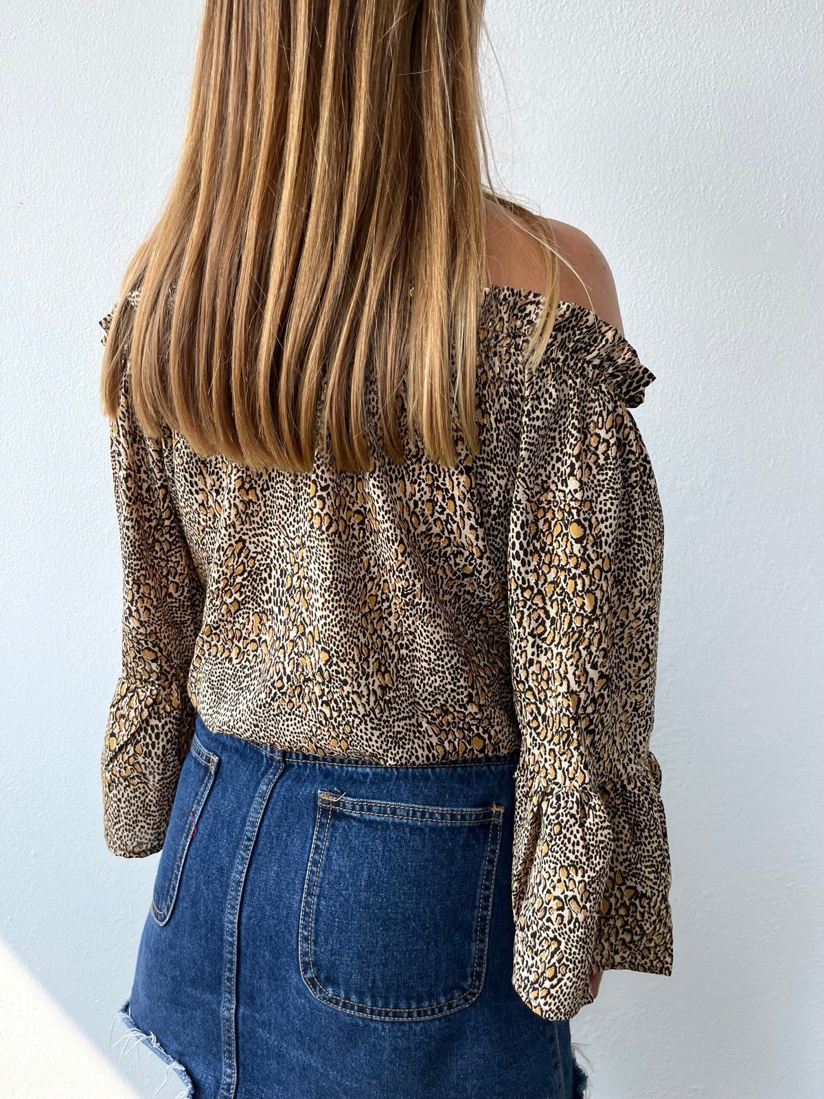 Silk Gypsy Top n.6 - Leopard - Bohemia Couture