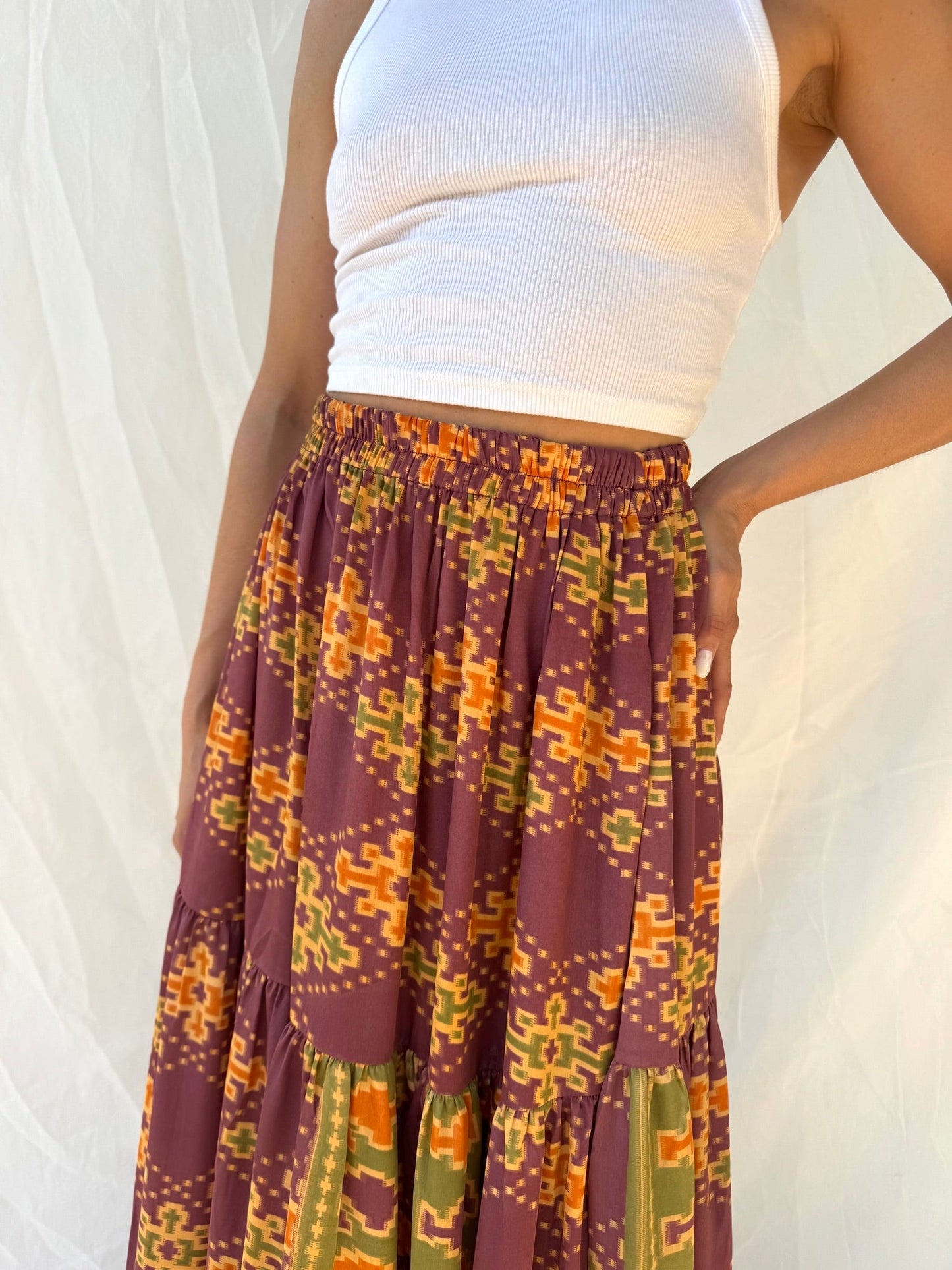 Silk Julia Skirt n.14 - Bohemia Couture