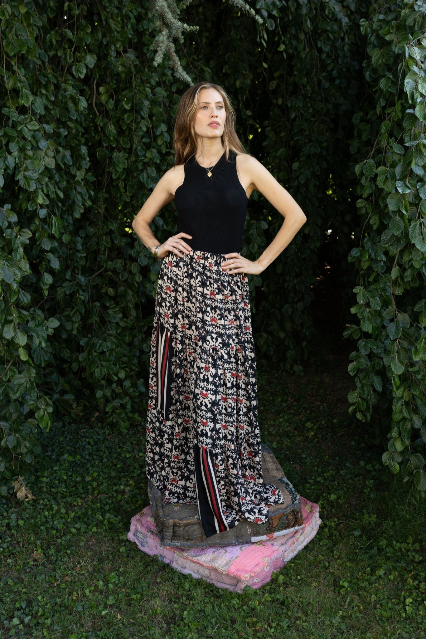 Silk Julia Skirt n.9 - Bohemia Couture
