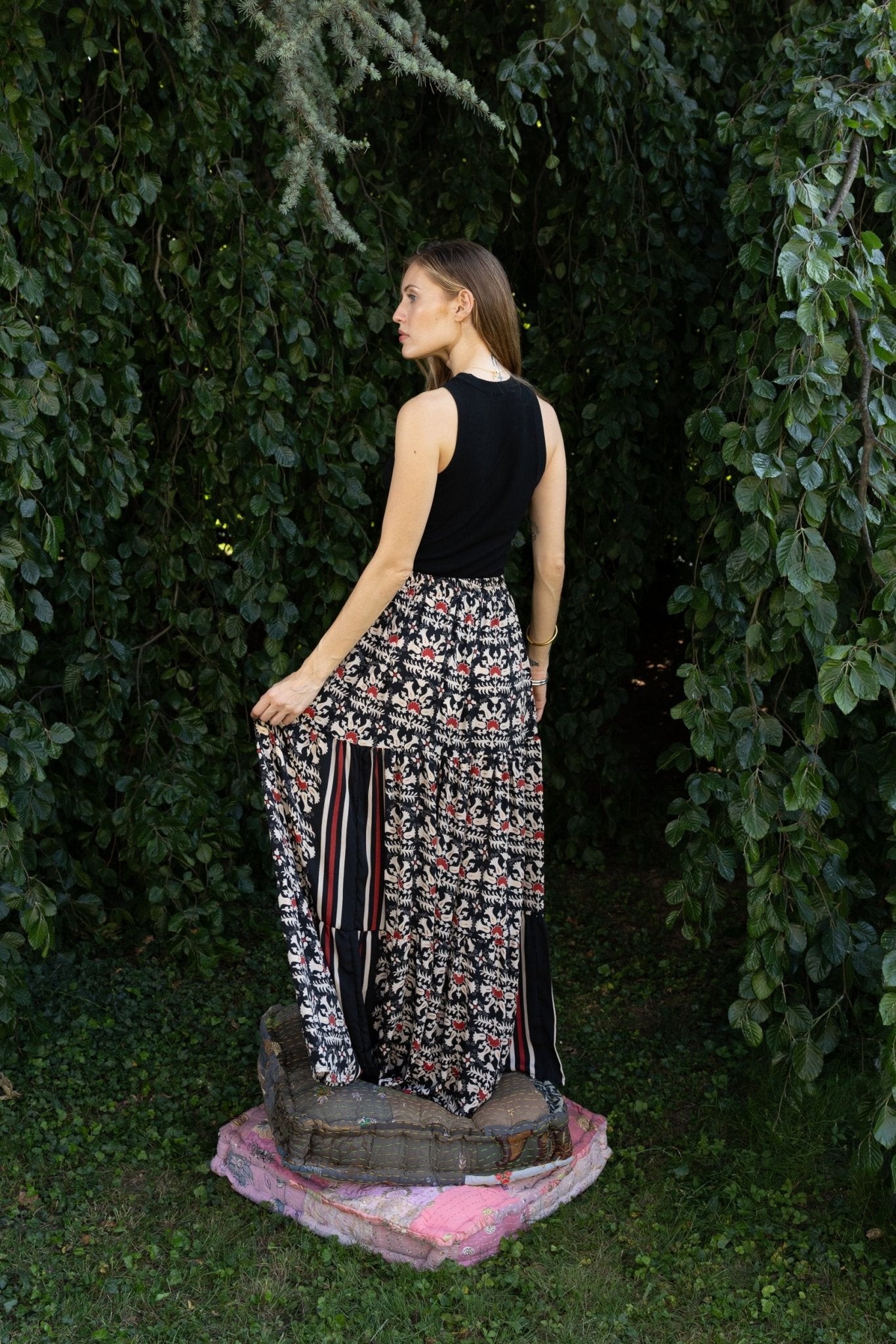Silk Julia Skirt n.9 - Bohemia Couture