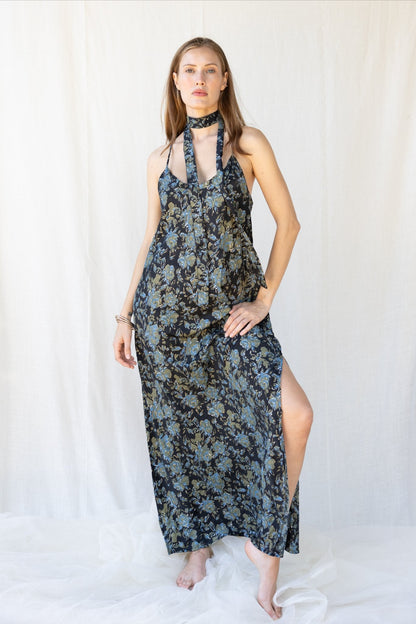 Silk Kushi Slip Dress n.1 - Bohemia Couture