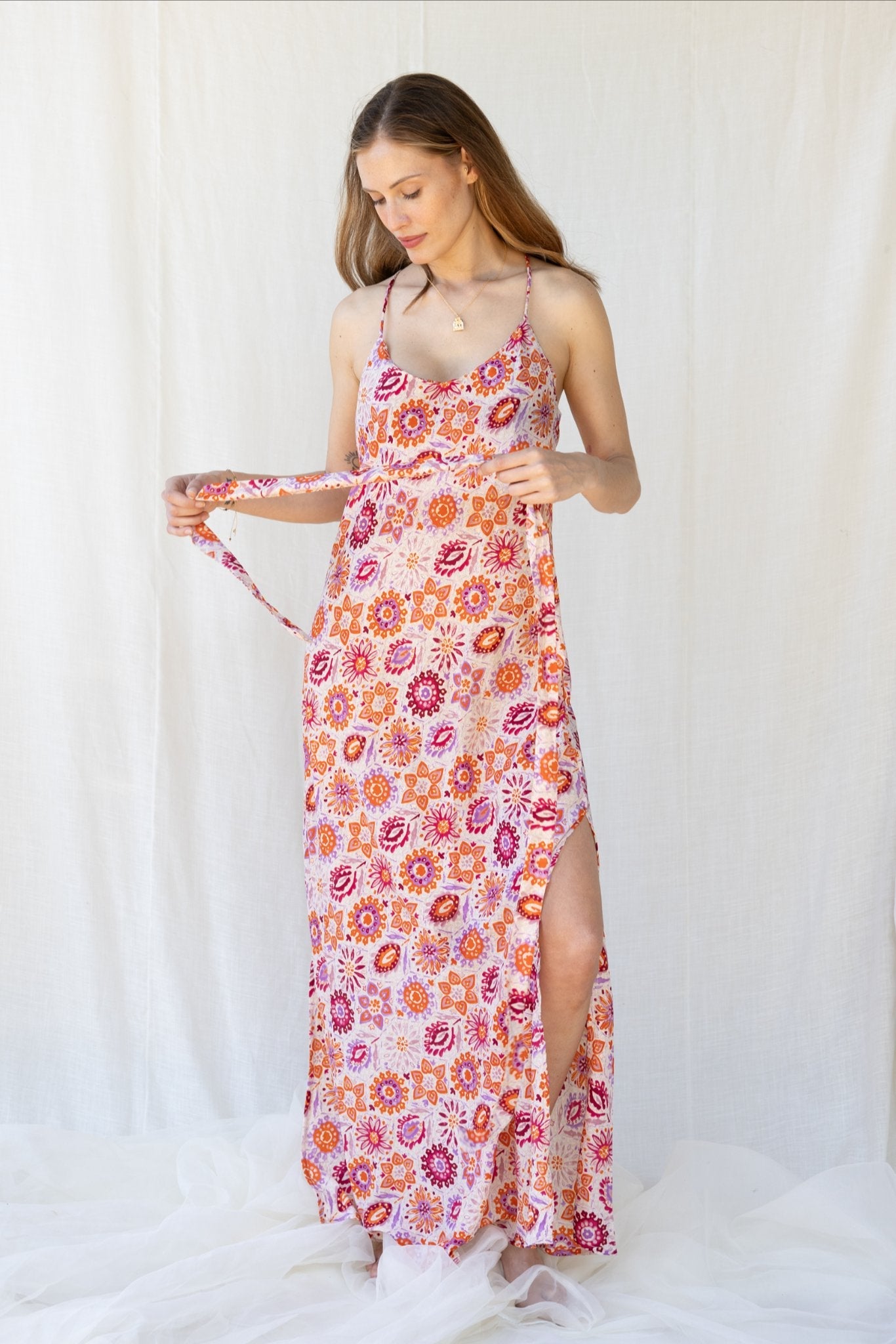 Silk Kushi Slip Dress n.2 - Bohemia Couture