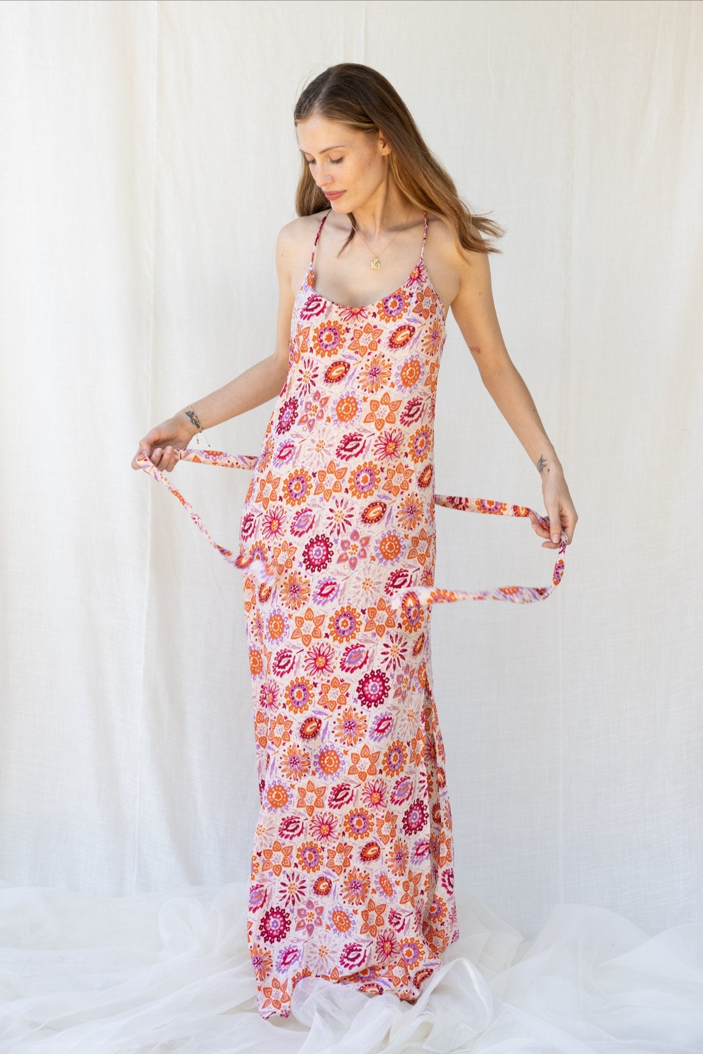 Silk Kushi Slip Dress n.2 - Bohemia Couture