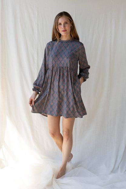Silk Lily Short Dress n.16 - Bohemia Couture