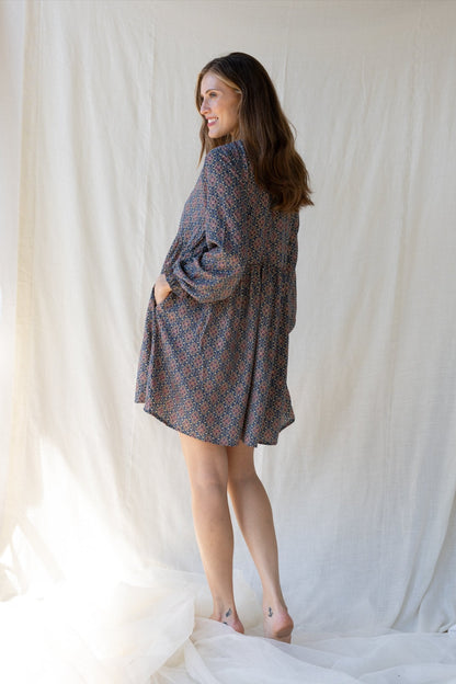 Silk Lily Short Dress n.16 - Bohemia Couture