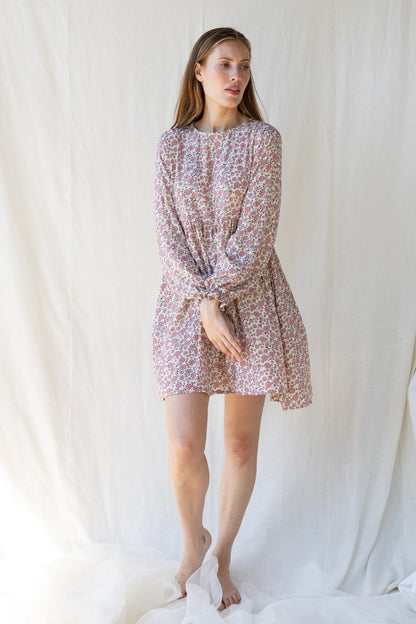 Silk Lily Short Dress n.17 - Bohemia Couture