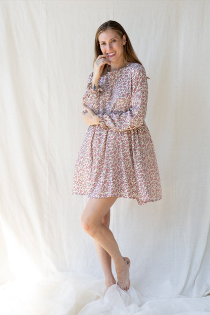 Silk Lily Short Dress n.17 - Bohemia Couture