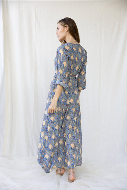 Silk Olivia Wrap Dress n.11 - Bohemia Couture