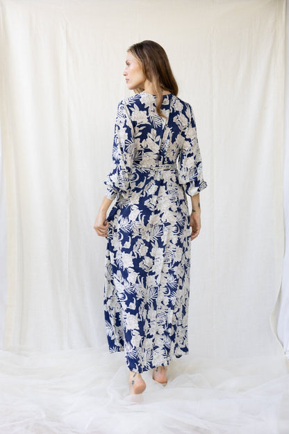 Silk Olivia Wrap Dress n.9 - Bohemia Couture