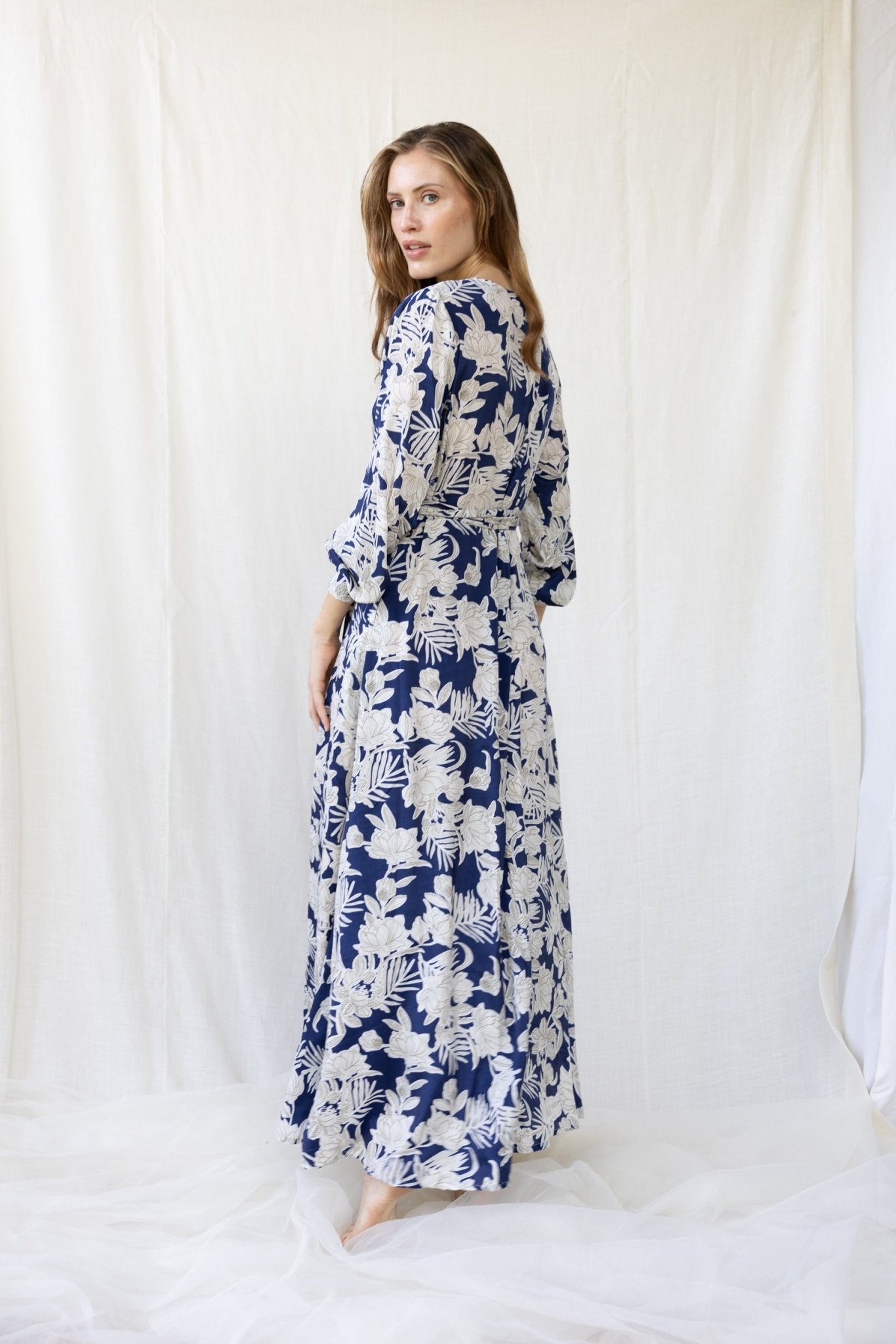 Silk Olivia Wrap Dress n.9 - Bohemia Couture