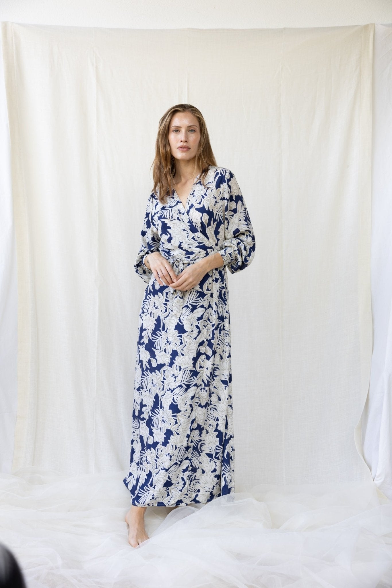 Silk Olivia Wrap Dress n.9 - Bohemia Couture