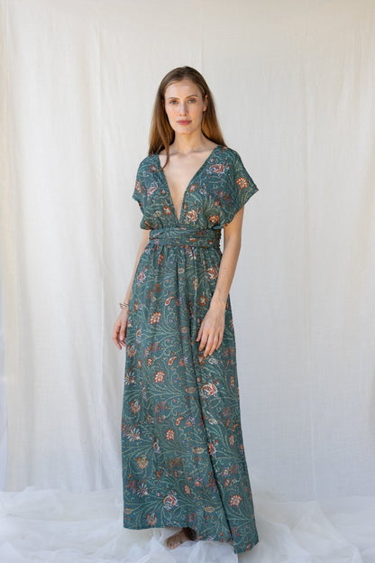 Silk Scarlett Long Dress n.13 - Bohemia Couture