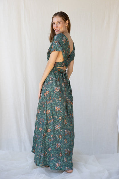 Silk Scarlett Long Dress n.13 - Bohemia Couture