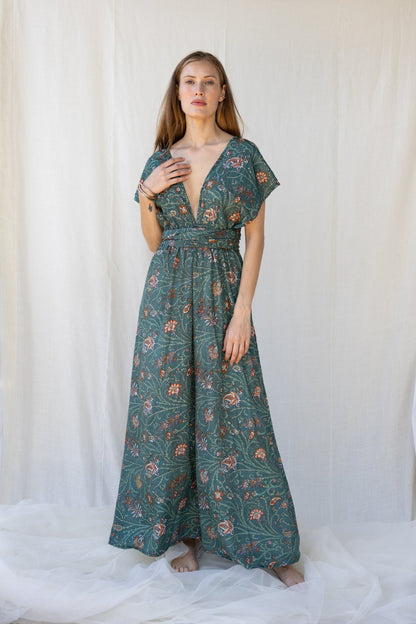 Silk Scarlett Long Dress n.13 - Bohemia Couture